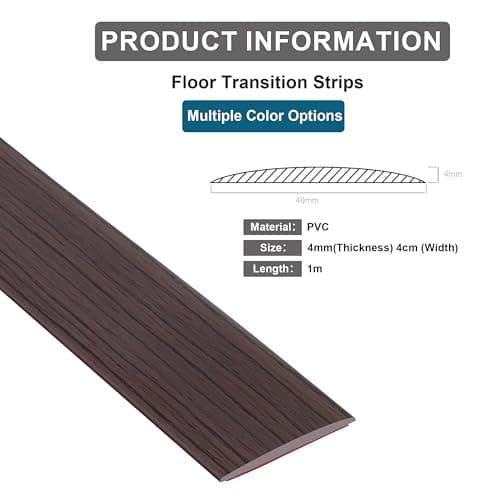 Bandes de Transition TECDW Pour Sol_auto-adhésives imperméables et résistantes usure_salon et salle de bain_usables sur