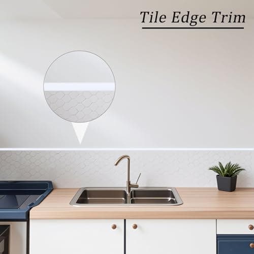Moulure Décorative Autoadhésive 10mm Blanc pour Mur et Plafond | Bande Décoration Murale PVC