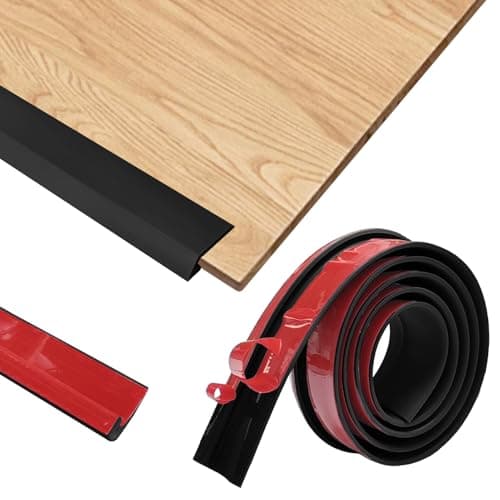 Profilé de transition autocollant Gris - Rampe de seuil PVC - Parquet et seuils - Pour différente hauteur 2-5mm - Gris 1 — Noir