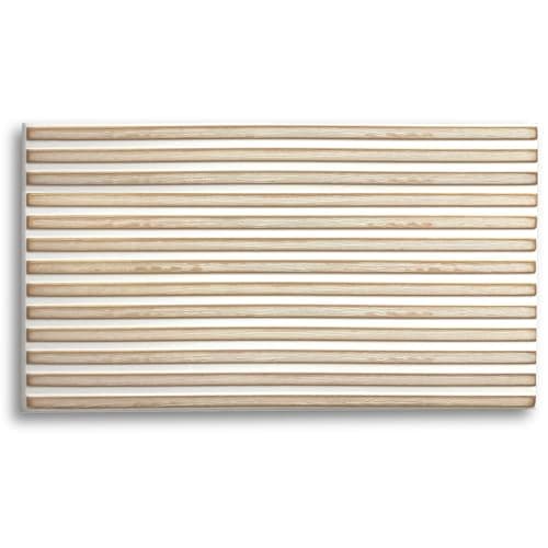 Panneaux 3D en polystyrène doré - Décoration de plafond - Imitation lamelles - 3 mm d'épaisseur - 100 x 50 cm - 3 m² -.d — (Blanc - Or 3d Slats Xl)