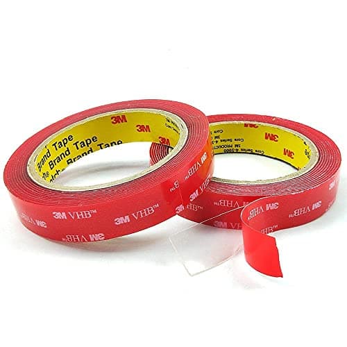 3M Double Face Transparent Ruban Adhésif Extra Fort, Imperméable & Résistant aux HT Températures pour Décoration & Fixat