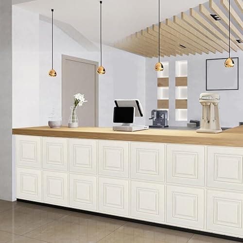 Panneaux Muraux 3D Autoadhésifs 10 Autocollants Faux Briques Cuisine Chambre Salon Plafond - Revêtement 3D Imperméable 3