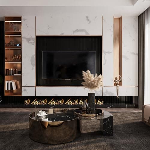 QUARKZMAN Garniture Murale d'Acier Inoxydable, Cadre Auto-Adhésif, Argent | Meilleures Ventes | Découvrez Maintenant