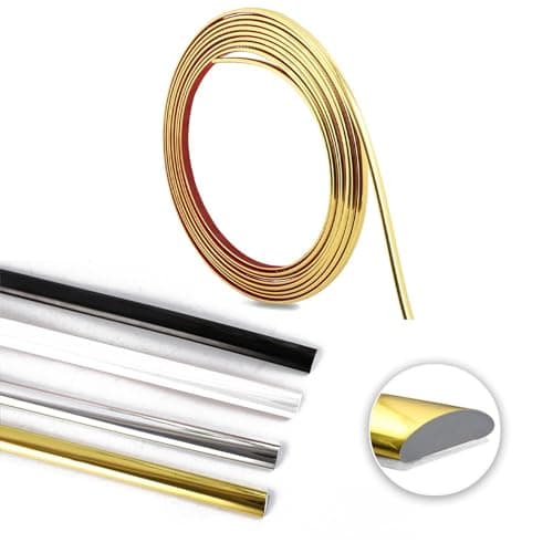 Moulure autocollante pour plafond blanc 6m x 8mm x 3mm chaudes tendances