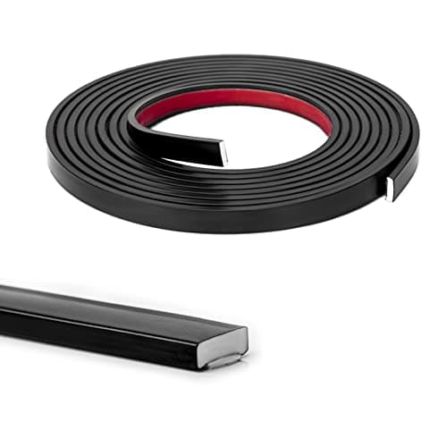 Art3d Moulure en vinyle flexible noir pour bords de carrelage et dosseret de cuisine - Populaire pour sa facilité d'appl