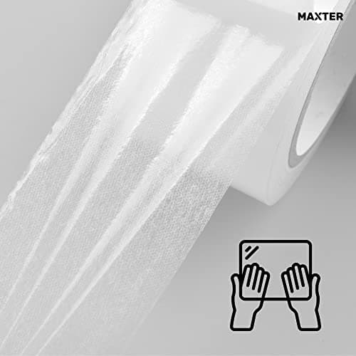 Maxter Ruban Adhésif Double Face Extra Fort pour Bricolage Artisanat Scrapbooking Fin et Transparent