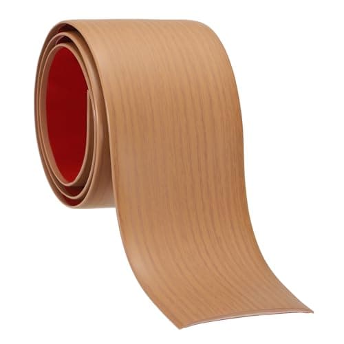 PATIKIL Coupe joints de sol auto-adhésifs 2 po x 3 pi, séparateur de carreaux noirs pour moquette, convient aux portes e — Chêne jaune