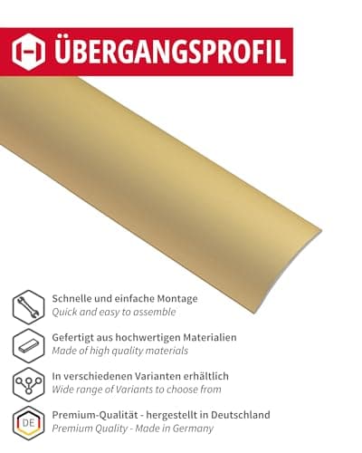 Seuil de porte barre stratifiée Vinyle Gedotec 40x900mm Alu anodisé