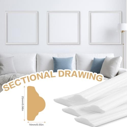 Moulures Murales Prédécoupées 4 Sets | Intérieur | Décorateurs et Amateurs d'Art | Murs et Cadres de Porte | Design Uniq