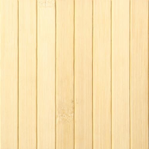 Art3d Panneau mural en bambou naturel pour décoration intérieure, flexible pour salon, chambre, bureau, îlot de cuisine, — Nu