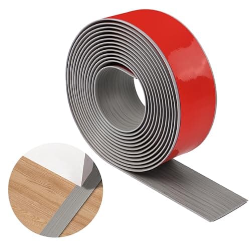 Bandes de Transition TECDW Pour Sol_auto-adhésives imperméables et résistantes usure_salon et salle de bain_usables sur — Grain de Bois Gris Neuf