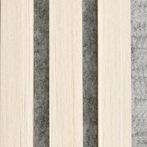 Art3d - Panneaux acoustiques insonorisants 3D bois noyer 2,88㎡ pour mur et plafond - Hauteperformance sonore et esthétiq — Orme Blanc