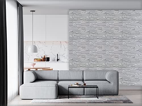 Panneaux muraux 3D en PVC argentés - Lot de 10 | Intérieur | Décoration murale | Éclairage atmosphérique | Taille 10x1m