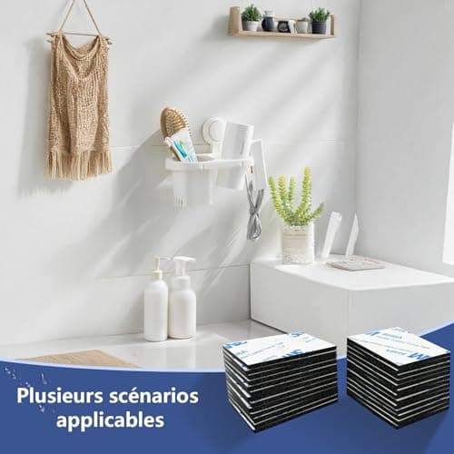 Kinoco Puissant Adhésif Double Face Autocollants - Maison, Décoration & DIY - Forte Adhésion (5 cm x 3 cm x 3 mm)
