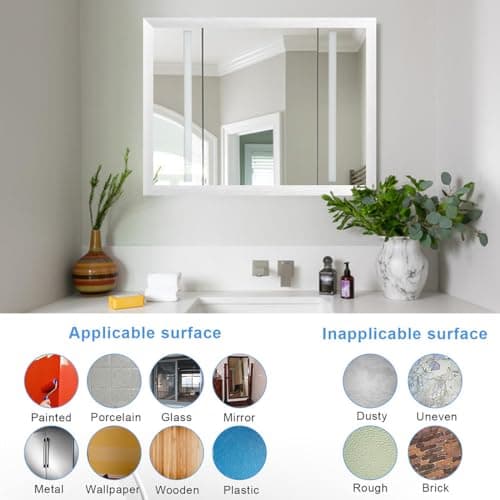 Murale Métal Autocollant Peler Coller Flexible Moulures Garnitures Murales 5m x 2cm