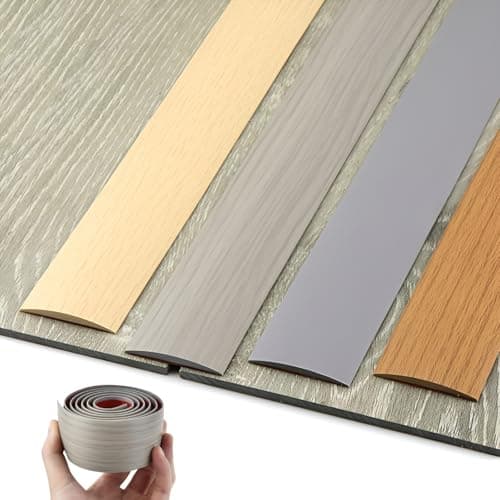JXNVHJ Profilé De Transition Autocollante en Vinyle – Transition De Seuil Pour Moquette, Idéal Pour Maison et Bureaux (C