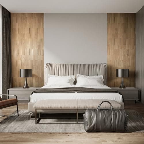 Bois Wallpaper Design Panneau Mural en Chêne 3D avec Revêtement en Bois De Chêne Structuré pour Décor Intérieur - Modèle
