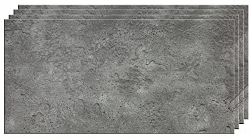DECCART - Panneaux mural decoratif 3D Blanc - Decoration Salon - 100x50 cm - 8 pièce (4 m²) - Boiserie Cadre — Gris Foncé 7014 Xl
