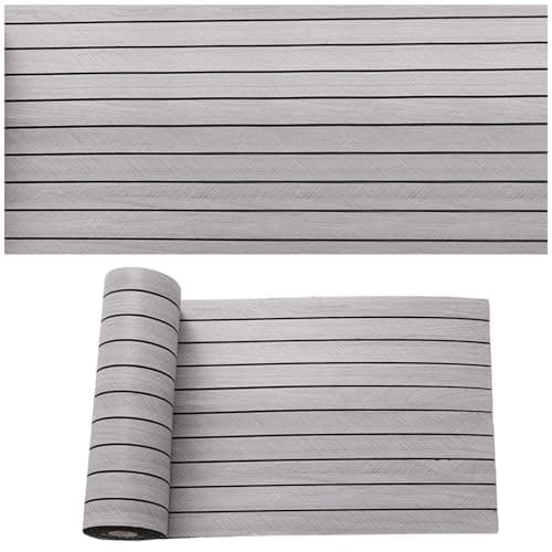 Panneaux muraux 3D autocollants pour décoration intérieure - Gris clair - 40 cm x 300 cm - Acoustiques - Imperméables -