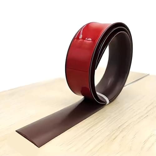 Barre de seuil Adhesive Blanc 5cm*1.0m Couvrir Les Carreaux et Les Espaces Entre Les Stratifiés Vincentine Adoptive — Café
