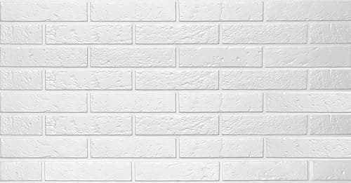 Panneaux muraux 3D XPS Blanc pour décoration intérieure - Classique cadre - 100 x 50 cm - 2 m² — (Brique Blanche, Taille Xl)