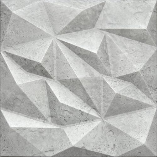 DECCART - Panneaux Mural Decoratif 3D Noir | Polystyrène PSE | Pour Décoration Murale | Appartements et Chambres | Éléga — Béton