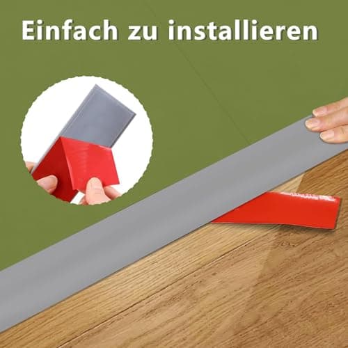 Profilé de Transition Autocollant Gris pour Planchers en Bois et Carrelages dans les Pièces 1,5m x 4cm Revêtements de So