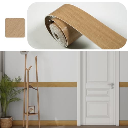 Jackfru plinthe souple large et épaisse pour sol, bande décorative autocollante polyvalente, plinthes flexible de transi