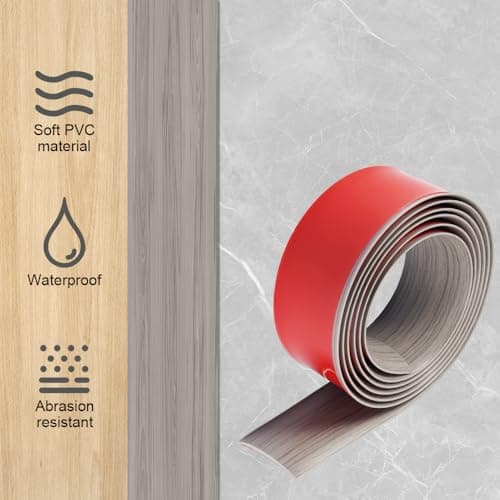 Barre de Seuil Autoadhésive 2mx5cm, Transitions de Moquette en PVC