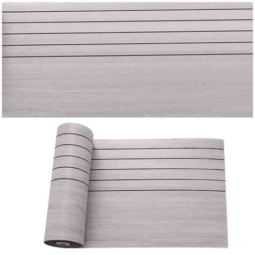 Panneaux muraux 3D autocollants pour décoration intérieure - Gris clair - 40 cm x 300 cm - Acoustiques - Imperméables - — Gris Clair avec 1/2 Lignes