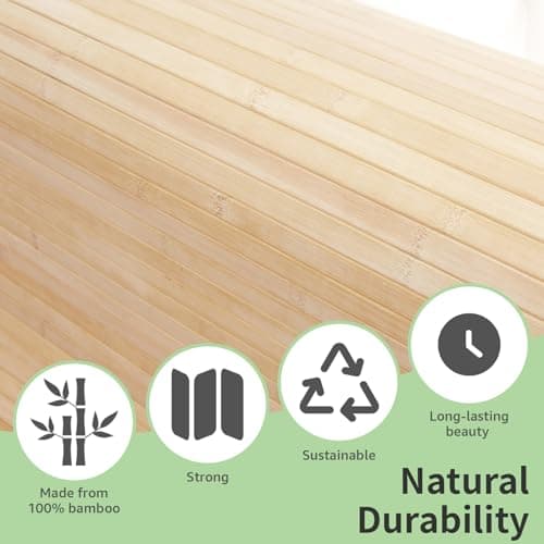 Art3d Panneau mural en bambou naturel pour décoration intérieure, flexible pour salon, chambre, bureau, îlot de cuisine,