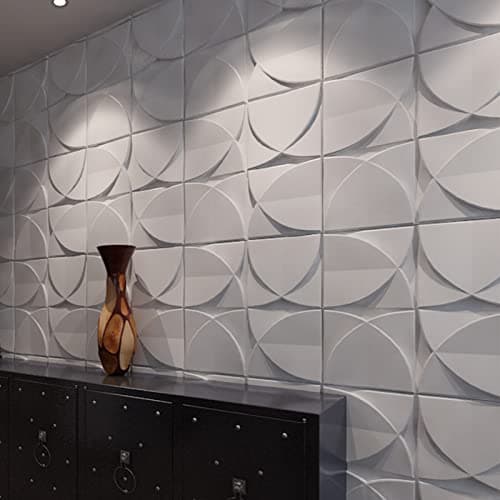 Title: Art3d Lot de 33 panneaux muraux 3D décoratifs en PVC Blanc parfait pour décoration salon et bureau 3 m² tendência