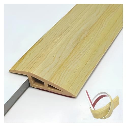 Bande de transition de sol autocollante Seuil de porte en vinyle idéal pour tapis et carrelage - Idéal pour portes et ra — Bois D'origine