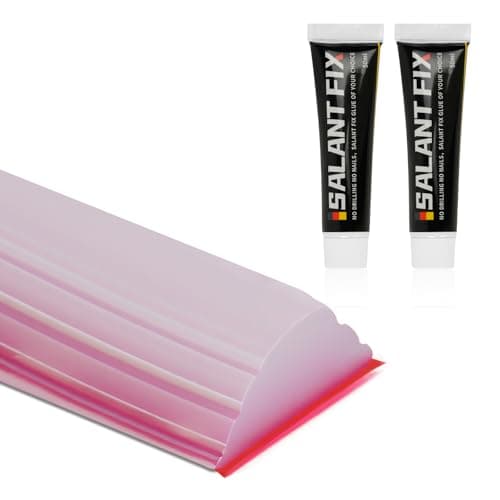 Flintronic Joint Douche, Barrière d'eau Silicone 3M, Noir, pour Sol de Salle de Bain - Barrière Anti-Inondation Adhésif — C Transparent+2*20g de Colle