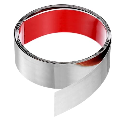 QUARKZMAN Garniture Murale d'Acier Inoxydable, Cadre Auto-Adhésif, Argent | Meilleures Ventes | Découvrez Maintenant — Argent Miroir