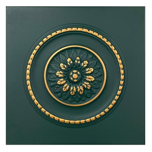 Panneaux 3D polystyrène vintage 50x50cm - 32 pièces | Décoration intérieure murale et plafond 3 mm — 89 Zl-36