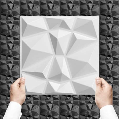 Deco 3D Mur & Plafond Salle de Jeux, Panneaux Mural & Plafond 3D 30cm x 30cm, Revêtement Mural PVC, design Salle de Jeux