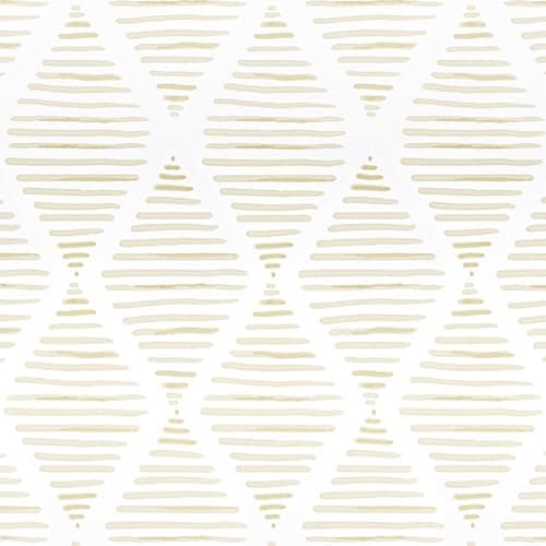 Papier peint moderne Arthome bois 44cmx3m autocollant salon accueil amovible — Beige Blanc Rayures