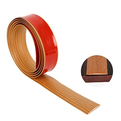 Btstil bande de transition autocollante en vinyle arbres gris, bois, sol stratifié et parquet, seuil de porte arbres gri — Teak Thaï