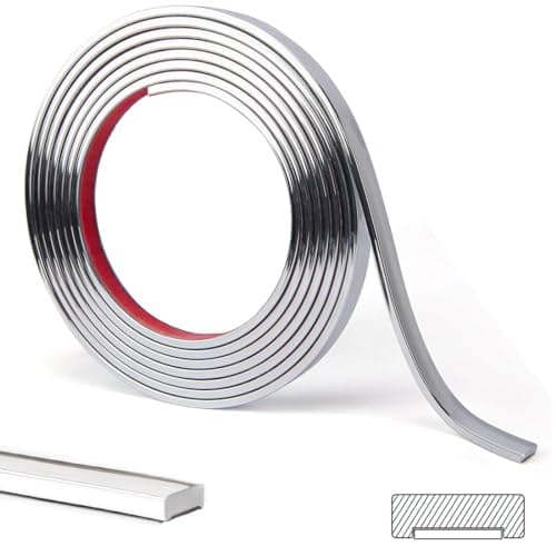|moulures à coller et à décoller blanche pour cuisine et plafonds|
|moulures flexibles facilement décollables et collabl — Argent