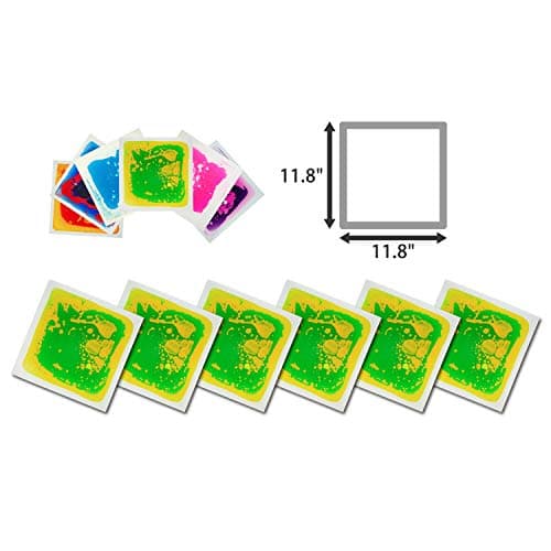 Art3d Lot de 1 coloré liquide Dance Floor Puzzles : Parfait pour les Étudiants | Idéal pour les Parties | Faciles à Inst
