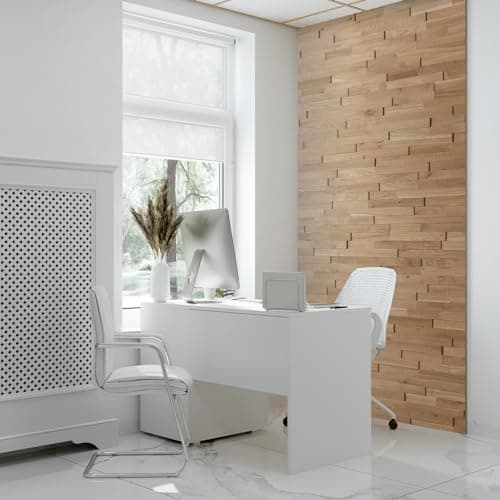 Revêtement mural en boisAspect 3D Chêne naturel Panneaux muraux Modèle EGO 1 m²