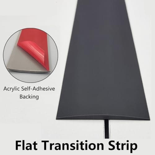 Bande de transition de sol PVC autocollante pour carrelage, bois et stratifié 1 m x 5 cm (érable) - Seuiller en PVC]|[Ba
