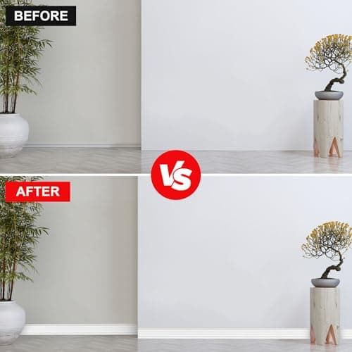 MeYuxg Moulures Décoratives Autocollantes Blanches pour Plafonds et Murs - Flexible, 6 m x 2 cm, Design Élégant pour Int