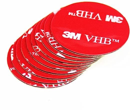 3M Scotch-double face extra fort - Fixations sans clou ni vis, Diamètre ⌀25mm, Résistant et facile à utiliser - Lot de 1
