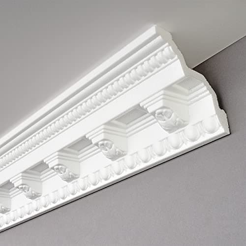 DECOSA Moulure G33 Gloria - Blanc - 100 x 100 mm - longueur 2 m - 15 pièces (=30 m)