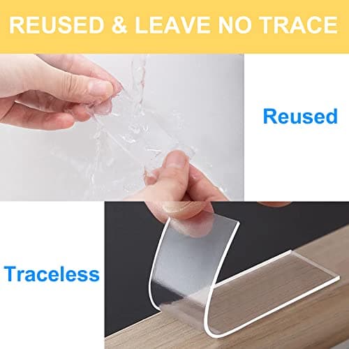 Ruban adhésif double face extra fort pour voiture, maison et bureau, puissant sans trace, longueur 5m x largeur 1,5cm