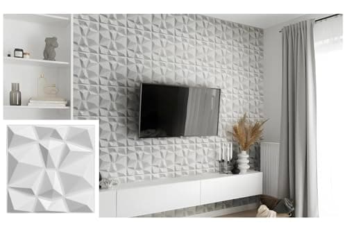 Deco 3D Mur & Plafond Salle de Jeux, Panneaux Mural & Plafond 3D 30cm x 30cm, Revêtement Mural PVC, design Salle de Jeux