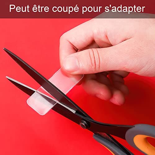 Ruban adhésif double face extra fort multifonctionnel et réutilisable 70Pièces pour Voitures, Cuisine, Domicile ou Burea
