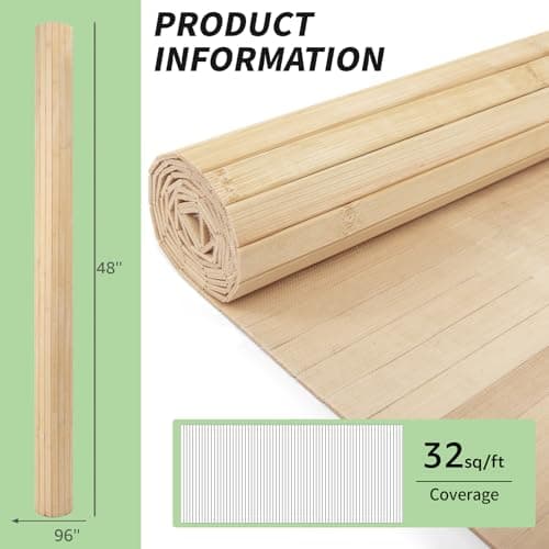 Art3d Panneau mural en bambou naturel pour décoration intérieure, flexible pour salon, chambre, bureau, îlot de cuisine,
